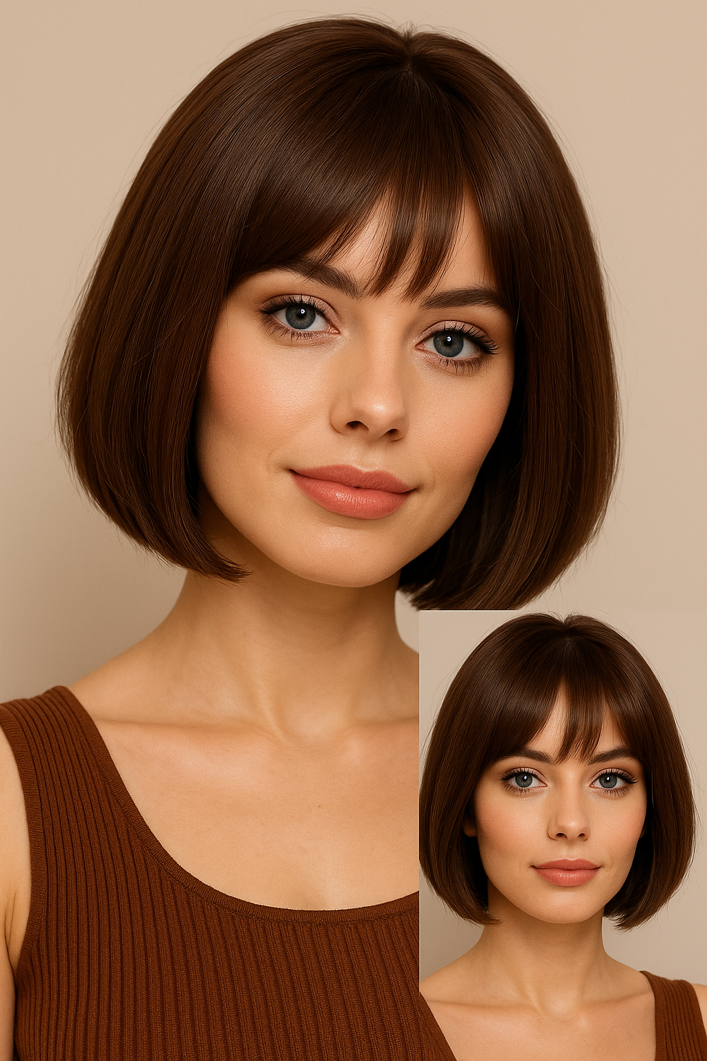 🔥باروكة قصيرة – لوك جديد