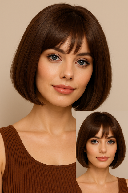 🔥باروكة قصيرة – لوك جديد